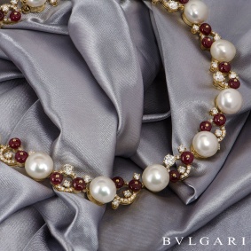 Bvlgari Yellow Gold Diamond And Multi-Gem Necklace